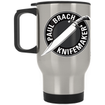 Paul Brach Silver Stainless Travel Mug