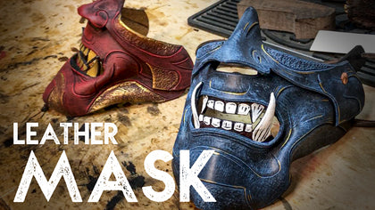 Samurai Leather Mask Template
