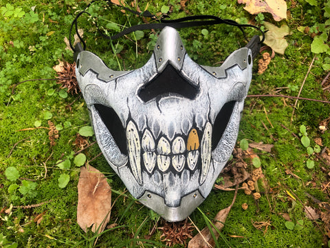 Skull Mask Gold Tooth