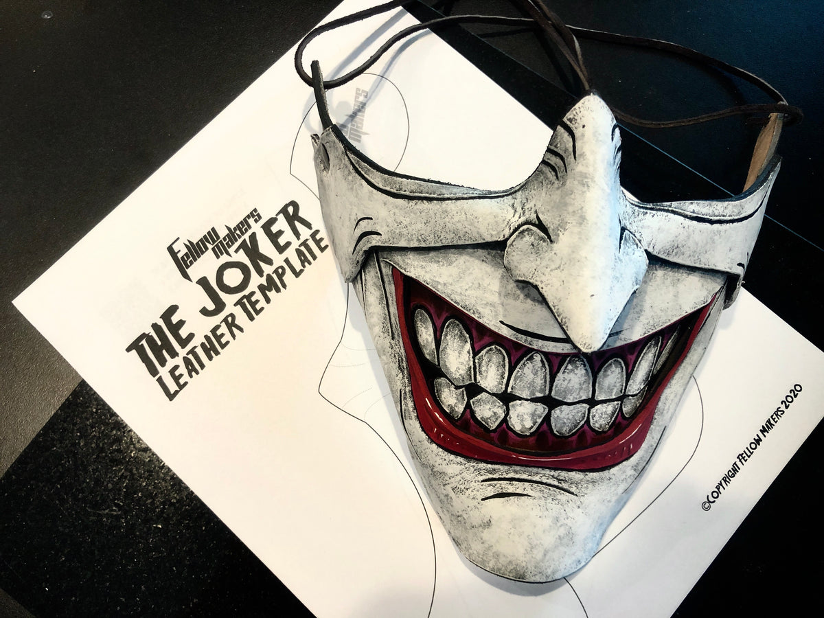 Joker Mask Template – Fellow Makers