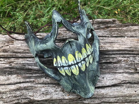 Swamp Skull Mask - Leather